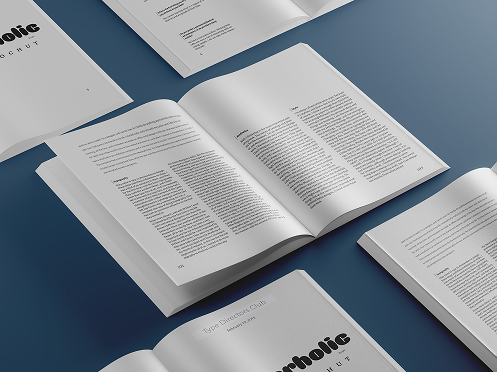 books opene with type